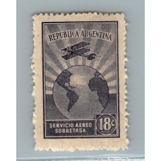 ARGENTINA 1928 GJ 639A ESTAMPILLA VARIEDAD DE COLOR MINT RARA U$ 15